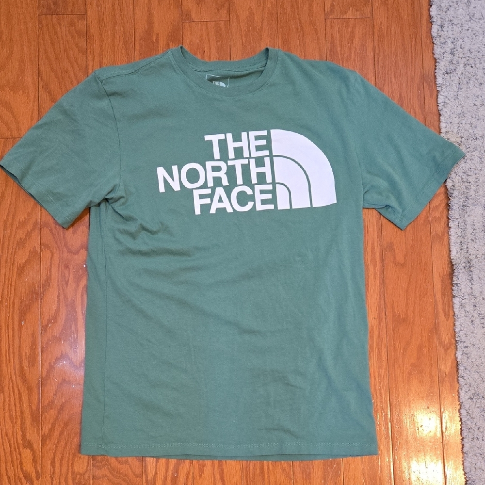 The North Face Sage Green Logo Tee | Size Small | EUC
